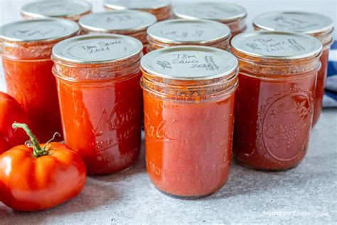 Tomato Sauce Canned Recipe | Deporecipe.co