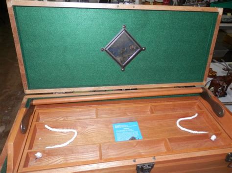 #268 - 5 DRAWER WOOD TOOL CHEST WITH DRAWERS & KEYS