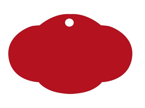 Red Blank Label 21169370 PNG