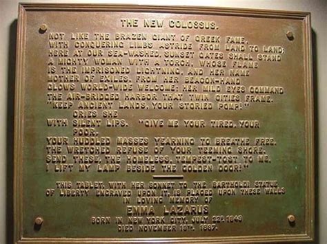 Emma Lazarus - Statue Of Liberty National Monument (U.S. National Park Service)