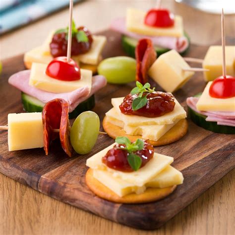 Chorizo, Ham and Cheese Canapés - Recipes | Dairy UK