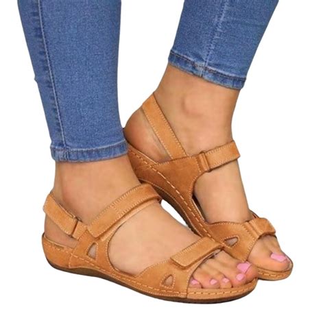 Promotion Clearance 2021 Summer Women Sandals Wedge Sandals Plus Size ...