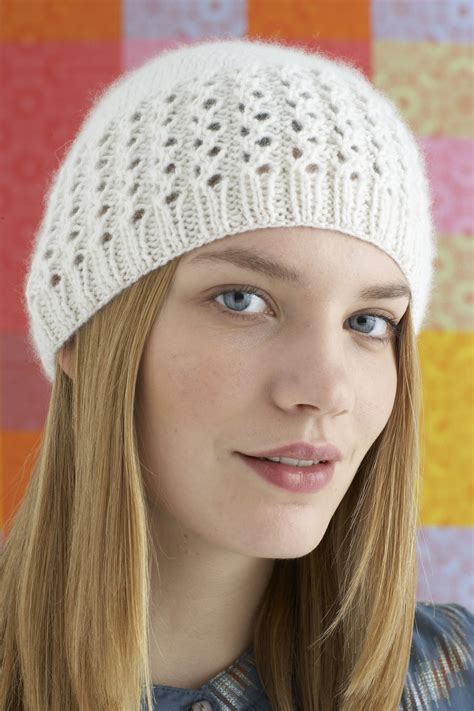 double knitting lace hat patterns free - Google Search | Hat pattern, Knitting, Crochet hat pattern