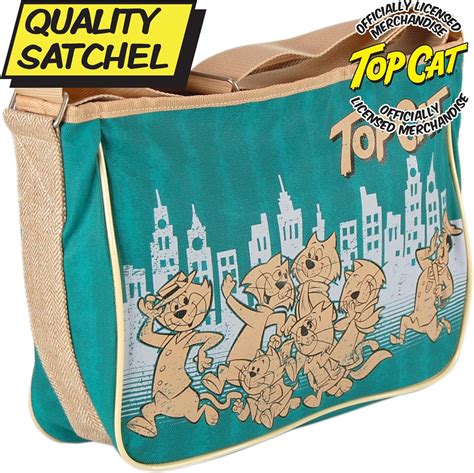 Top Cat Satchel Bag Retro Cartoon TV Series Accessory School Bags Luggage