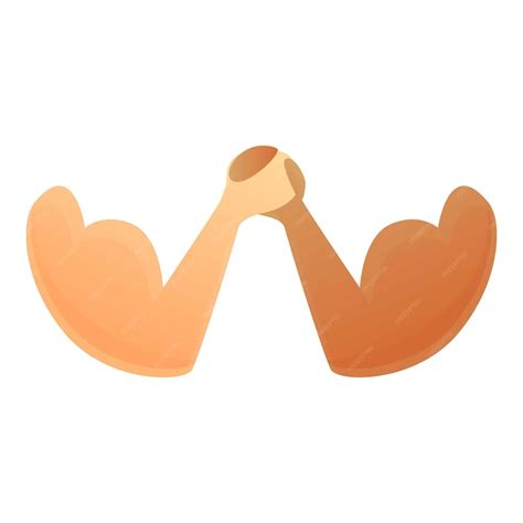 Premium Vector | Together arm wrestling icon cartoon of together arm ...