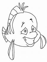 Flounder coloring pages sketch template