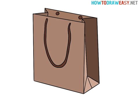 Paper Bag Drawing Ideas : Easy Crumpled Paper Bag Drawing This Is A ...