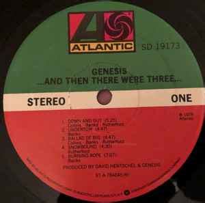 Genesis - ...And Then There Were Three... (1978, Red & Green Label, Vinyl) | Discogs