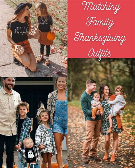 15 Adorable Matching Thanksgiving Outfits - ljanestyle