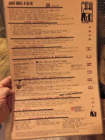 Hash House A Go Go Vegas Menu