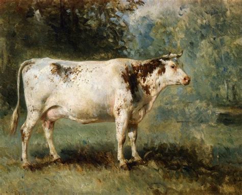 A Cow in a Landscape - Constant Troyon - WikiArt.org