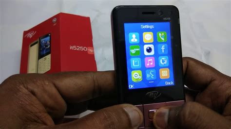 Talking phone virtually Blind can use this mobile Itel it5250 unboxing video - YouTube