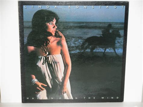 Linda Ronstadt Hasten Down the Wind with by notesfromtheattic