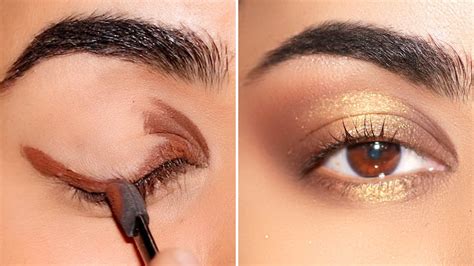 3 Beginner Friendly GOLD Eyeshadow Looks in 5 Minutes or Less! - YouTube