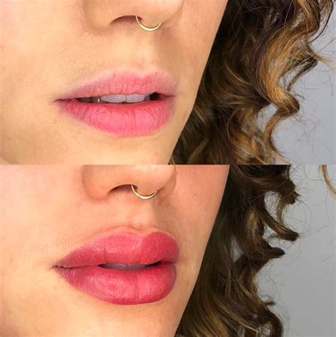 Details 68+ lip blush tattoo before and after super hot - in.cdgdbentre