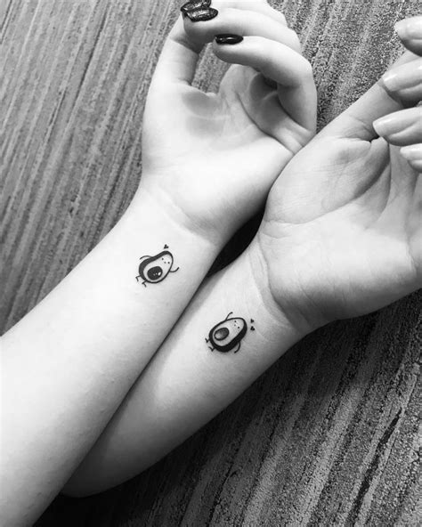 cute avocado couple tattoo zovig (2) - KickAss Things