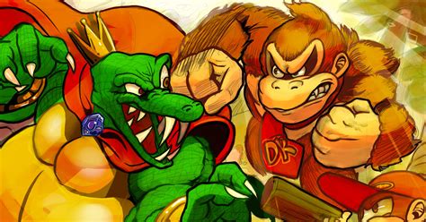 fanart, donkeykong, Smash / King K.Rool vs. Kongs - pixiv