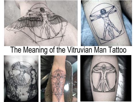 The Meaning of the Vitruvian Man Tattoo: history, photo examples, sketches