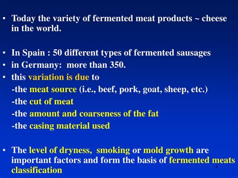 PPT - MEAT FERMENTATION ( CURING ) PowerPoint Presentation - ID:9178586