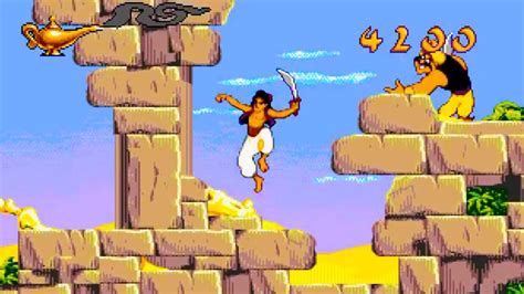 ALADDIN Video Game "Find The Scarab" (1993) Sega Genesis - Disney - YouTube