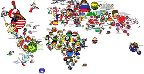 "PolandBall" world (X-post from r/MapPorn) : funny