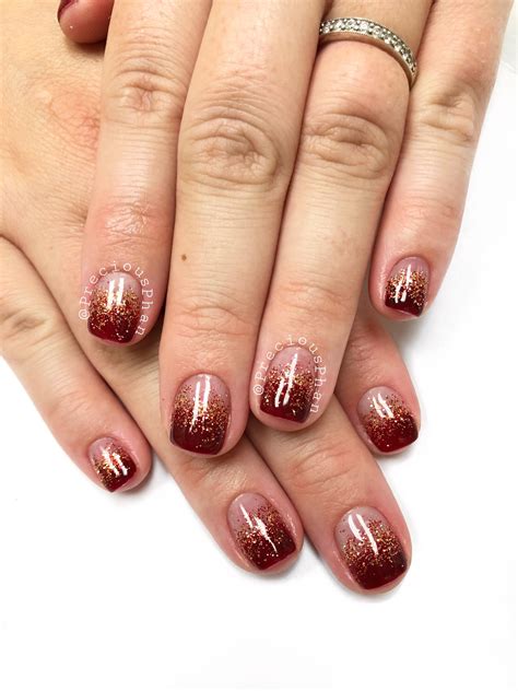 Fall Nails Ideas Autumn Maroon