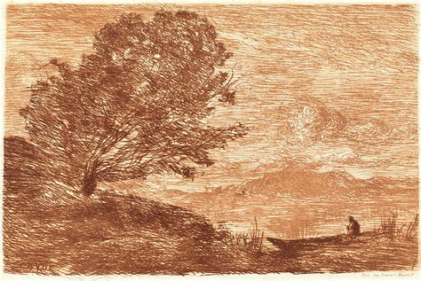 Jean-baptiste-camille Corot French, 1796 - 1875 Drawing by Quint Lox - Pixels