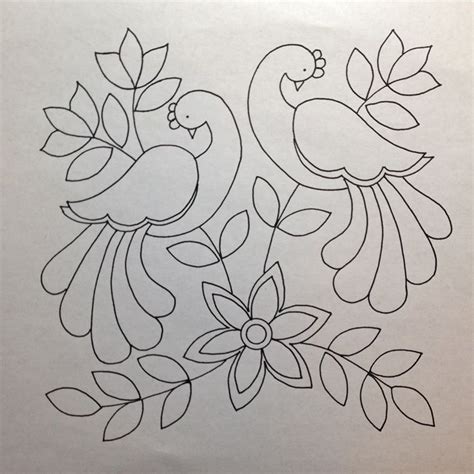 Bordado … | Peacock embroidery designs, Embroidery patterns, Hand embroidery patterns