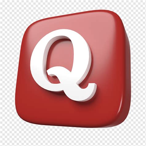 Quora, social-media, logo, social media logo, brand, social, 3d icon, png | PNGWing