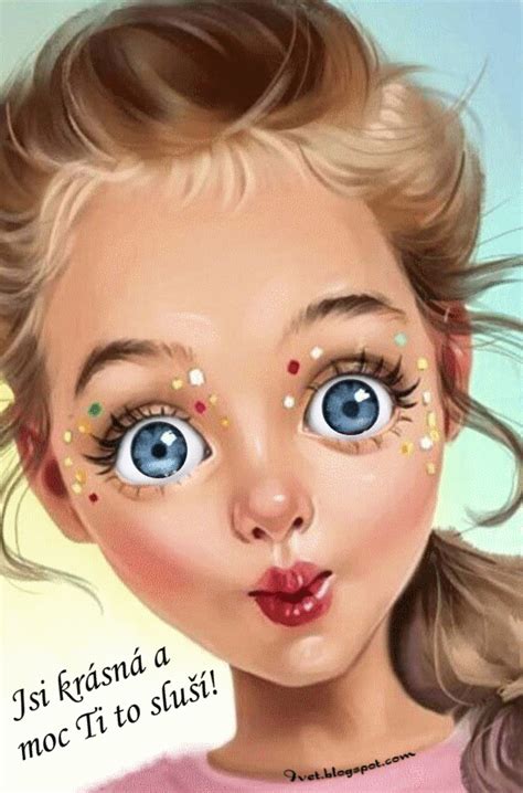 pro tebe - Gifyu in 2023 | Big eyes art, Doll face paint, Doll face
