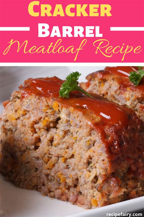 Cracker Barrel Nutrition Meatloaf