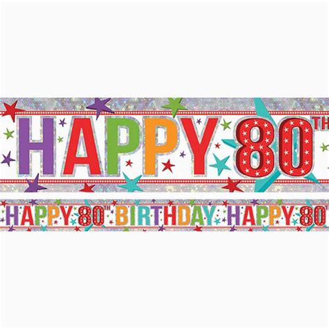 Happy 80th Birthday Banner Images – BirthdayBuzz