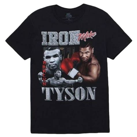 Mike Tyson - Mike Tyson Collage Adult T-Shirt - Walmart.com - Walmart.com