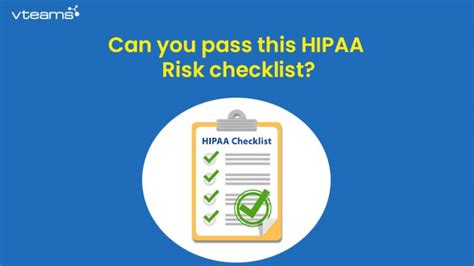 Pass this HIPAA Risk Assessment Checklist