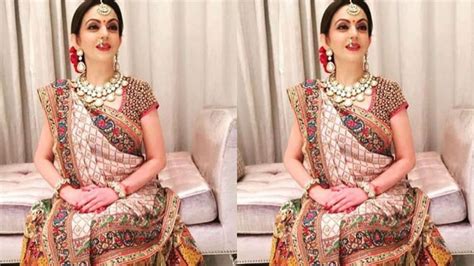 In pics: Check out Nita Ambani's 5 most expensive and alluring sarees