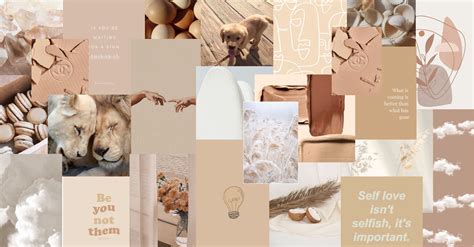 Beige Aesthetic Collage Laptop Wallpapers in 2022 | Aesthetic desktop wallpaper, Aesthetic ...