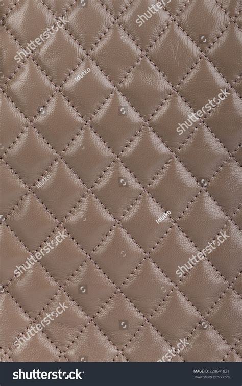 Beige Quilted Leather Background Stock Photo 228641821 | Shutterstock