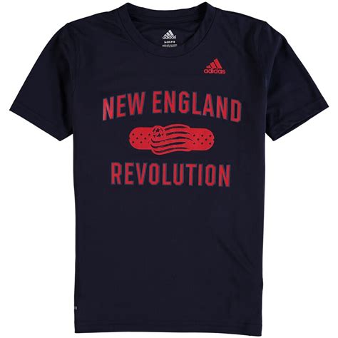 Youth New England Revolution adidas Navy Sprint climalite T-Shirt