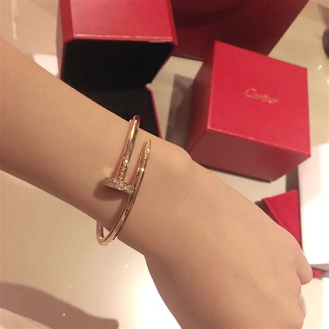 Juste Un Clou Bracelet, Diamonds | Top Brand 18K Gold Jewelry Replica Cartier Jewelry, Fake Van ...