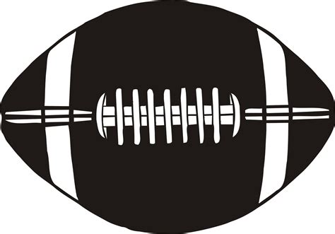 Football black and white football clip art free clipart images - WikiClipArt