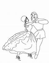 Coloring Pages  Couple Dancing3 sketch template