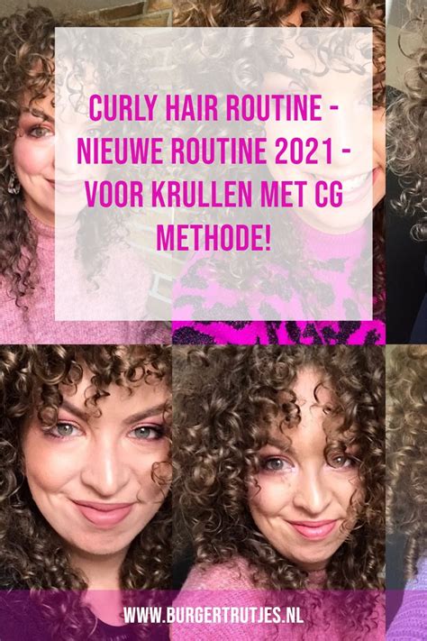 Curly hair routine - nieuwe routine 2021 - voor krullen met cg methode! in 2021 | Krullend haar ...