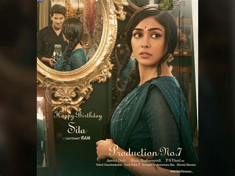 Mrunal Thakur First Look as Sita from Dulquer Salmaan film