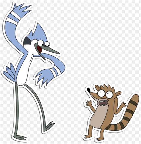 mordecai y rigby - regular show mordecai and rigby PNG image with transparent background | TOPpng