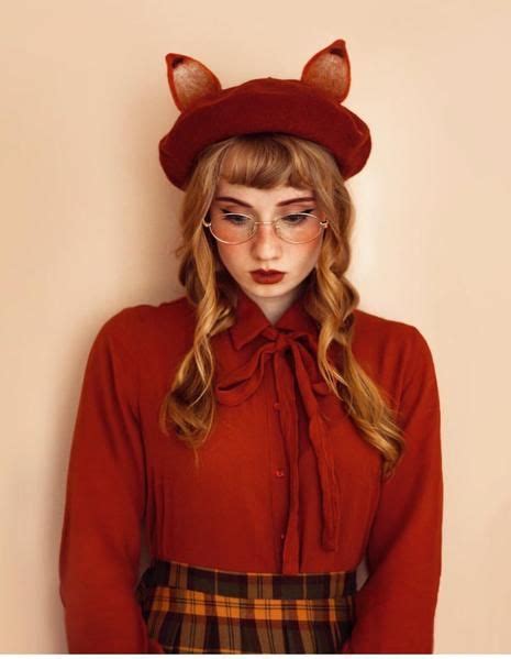 Review for the fox ears berets yv2012 | Fashion, Outfits, Cute outfits