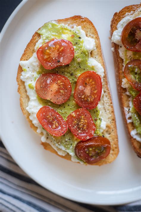 Cottage Cheese Avocado Toast - The Hangry Economist