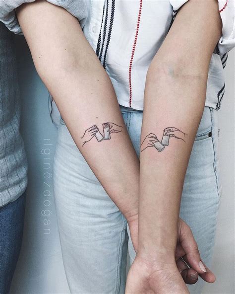 50+ Best & Meaningful Friendship Tattoos for You & Your BFF | Fashionterest