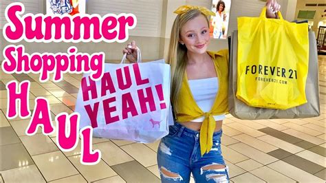 Summer Shopping Spree HAUL 2019 with Ella - YouTube