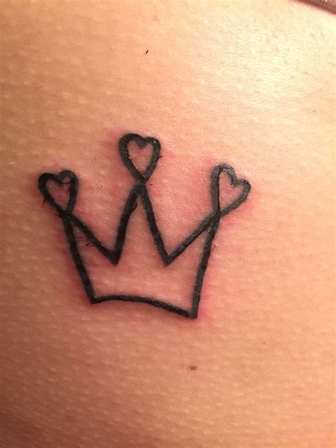 Princess crown tattoo | Crown tattoo, Princess crown tattoos, Crown ...