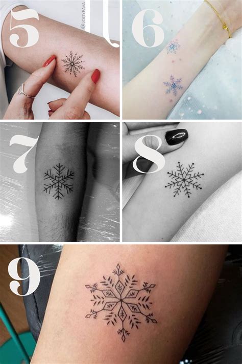 43 Unique Snowflake Tattoo Ideas - Tattoo Glee